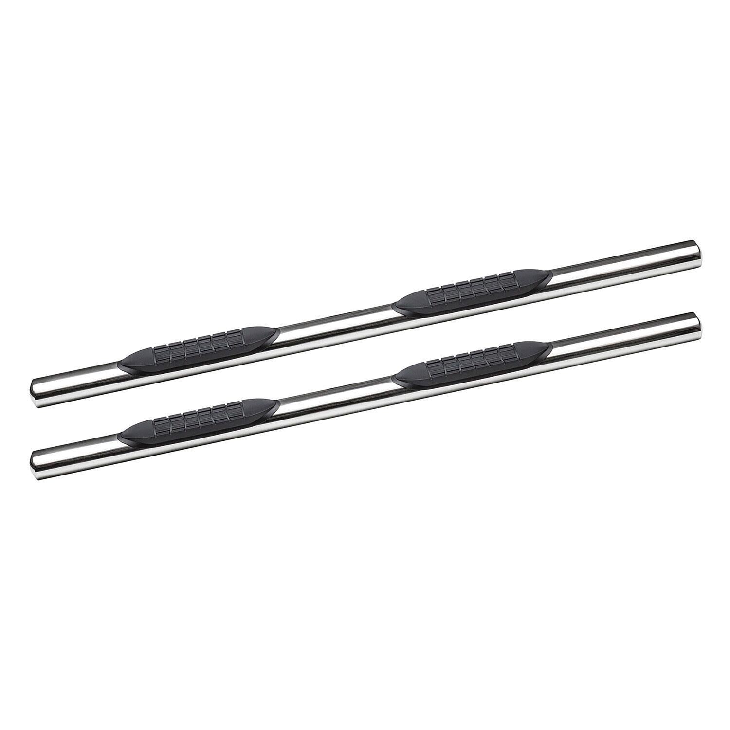 4 in. Oval Straight Tube Nerf Bar Stainless Steel