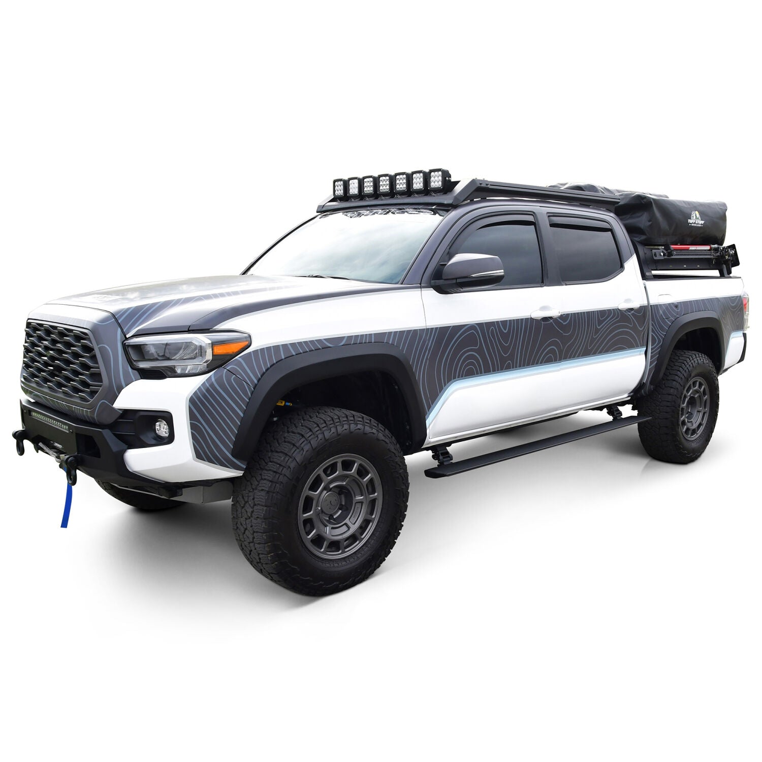 Powered Retractable Running Boards Textured Black