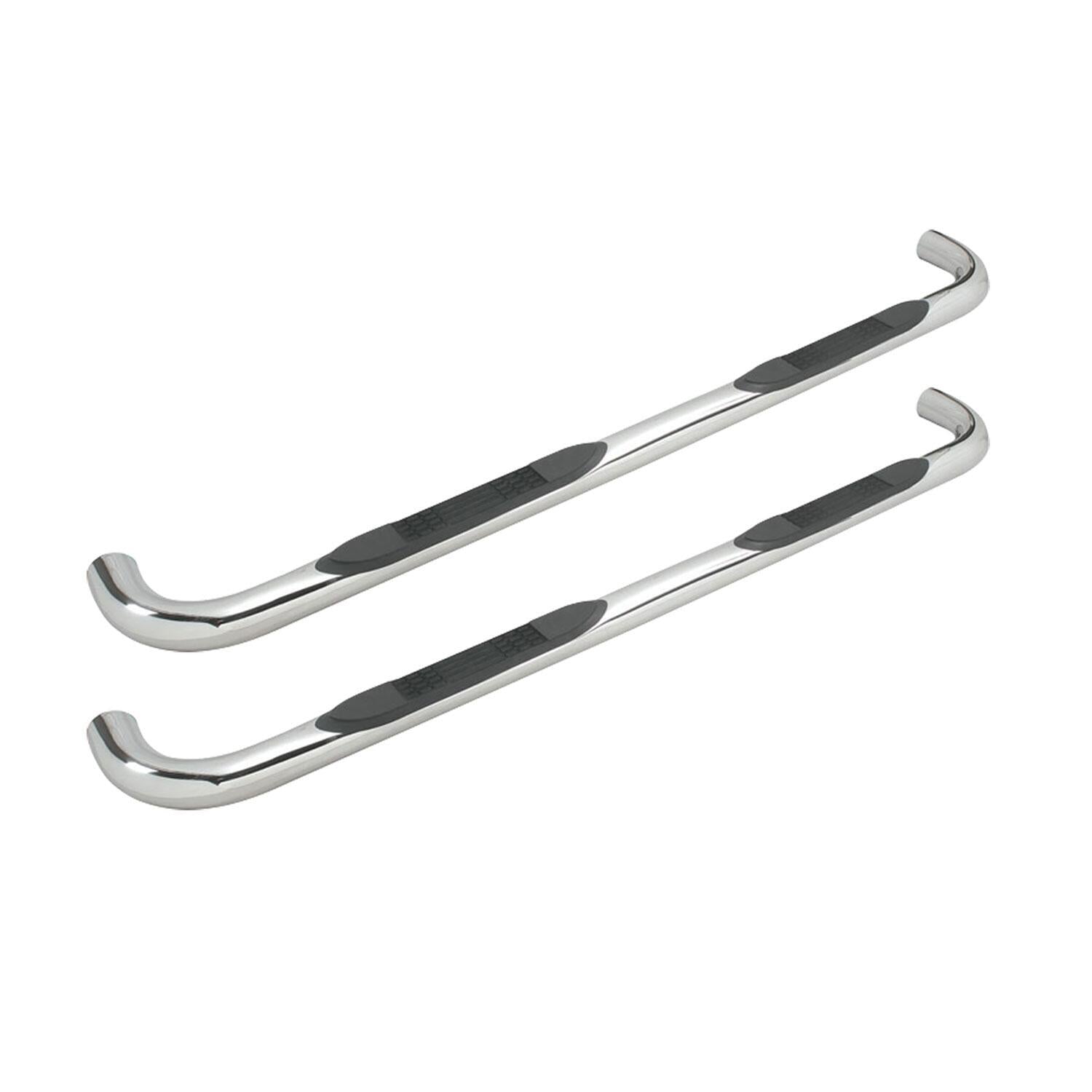 3 in. Round Nerf Bar Stainless Steel - 1-0591
