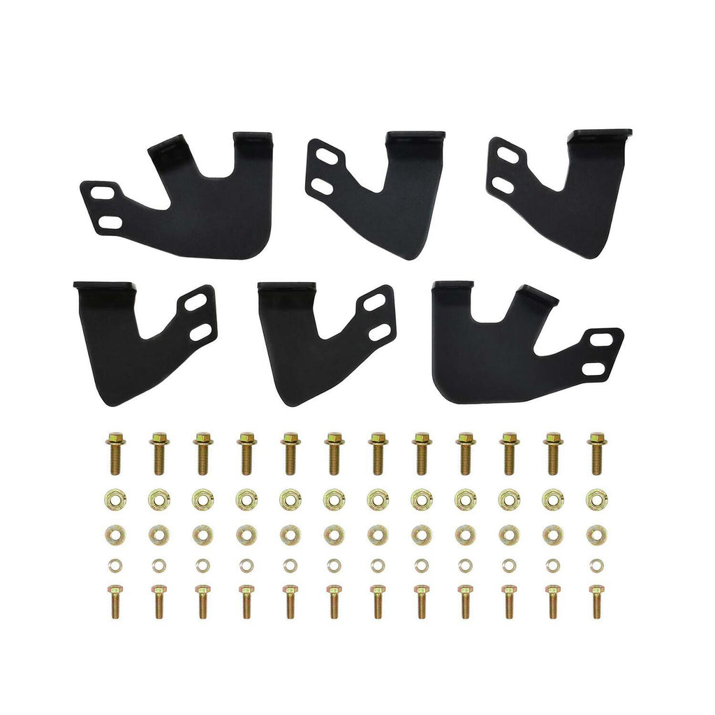 Drop Steps Nerf Bar Textured Black