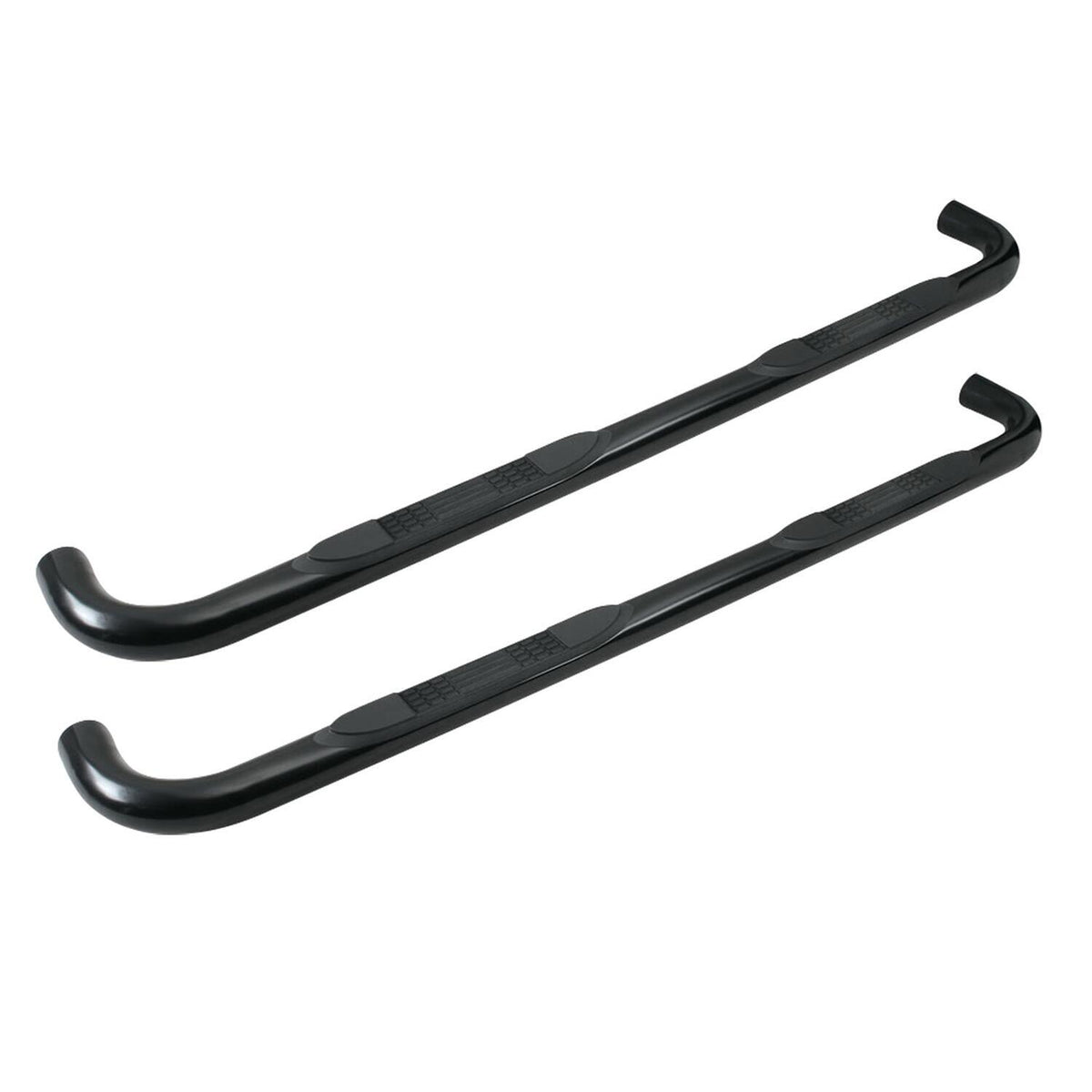 3 in. Round Textured Black Step Nerf Bar - 1-5853