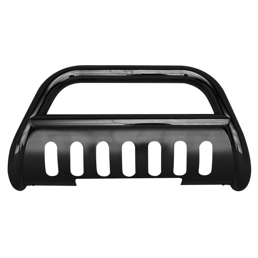 Black Bull Bar With Black Skid Plate - 2-55973