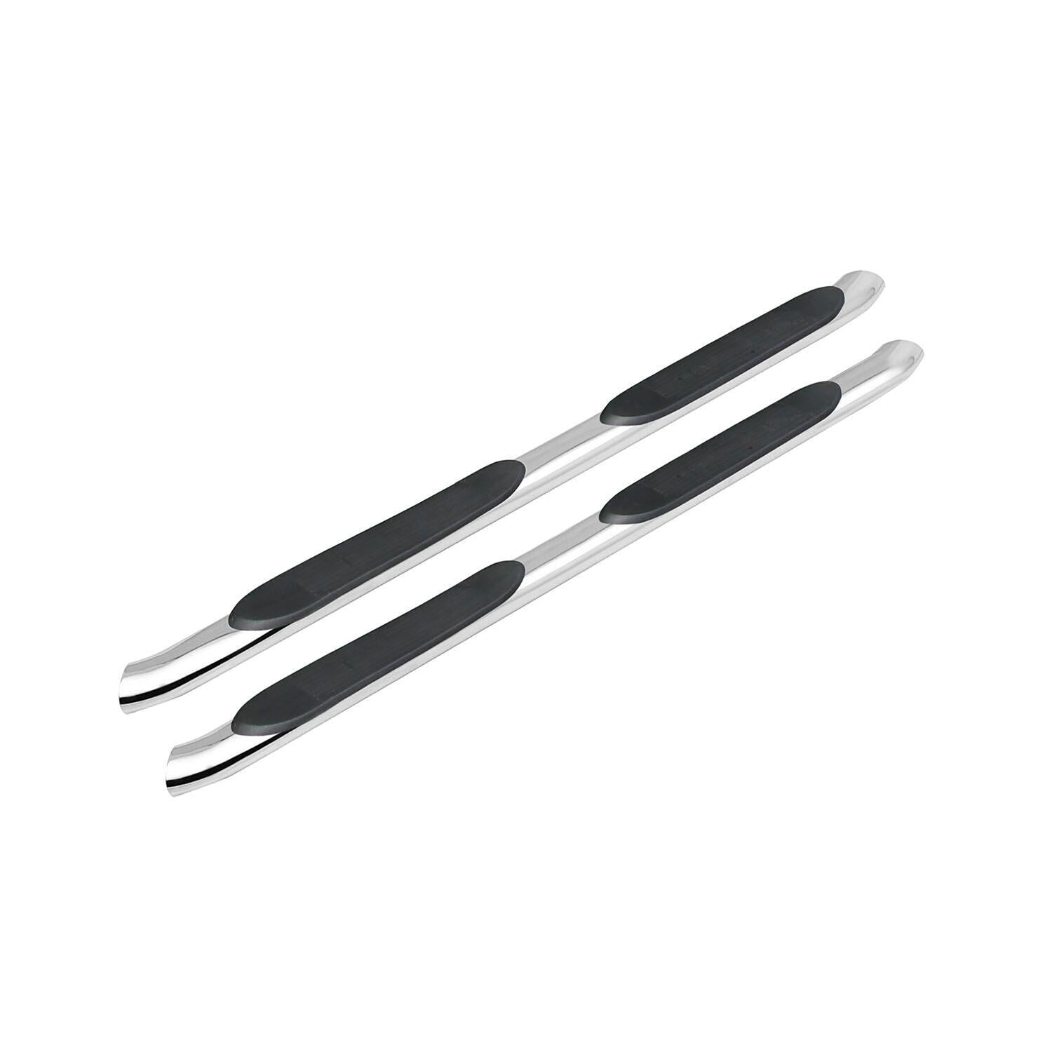 4 in. Oval with 30 Degree Bend Nerf Bar Stainless Steel