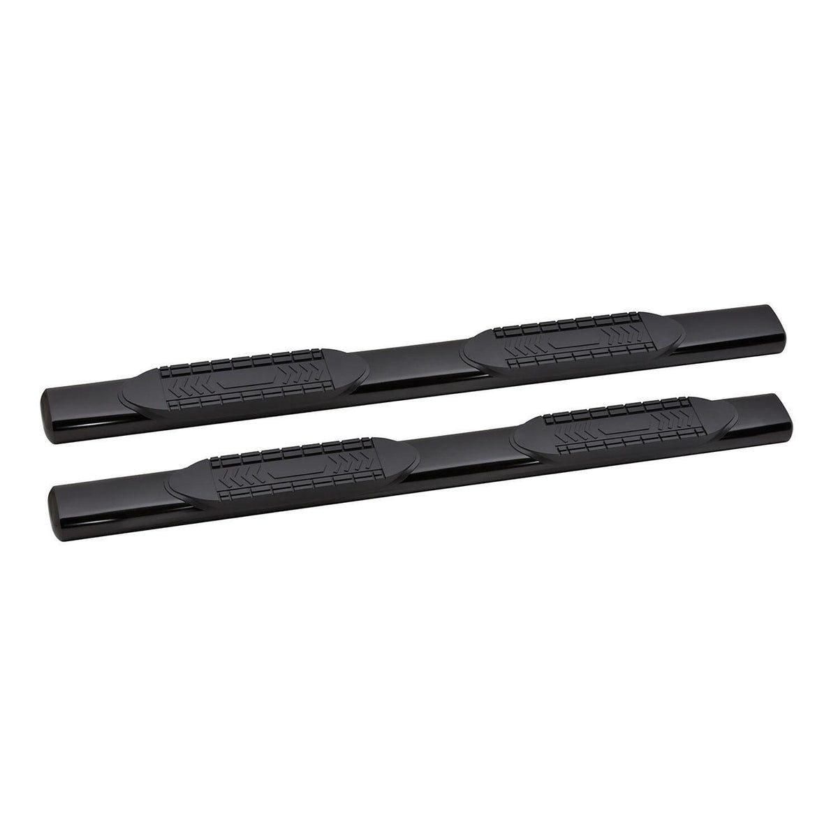 6 in. Oval Straight Tube Nerf Bar Black - 5-65214