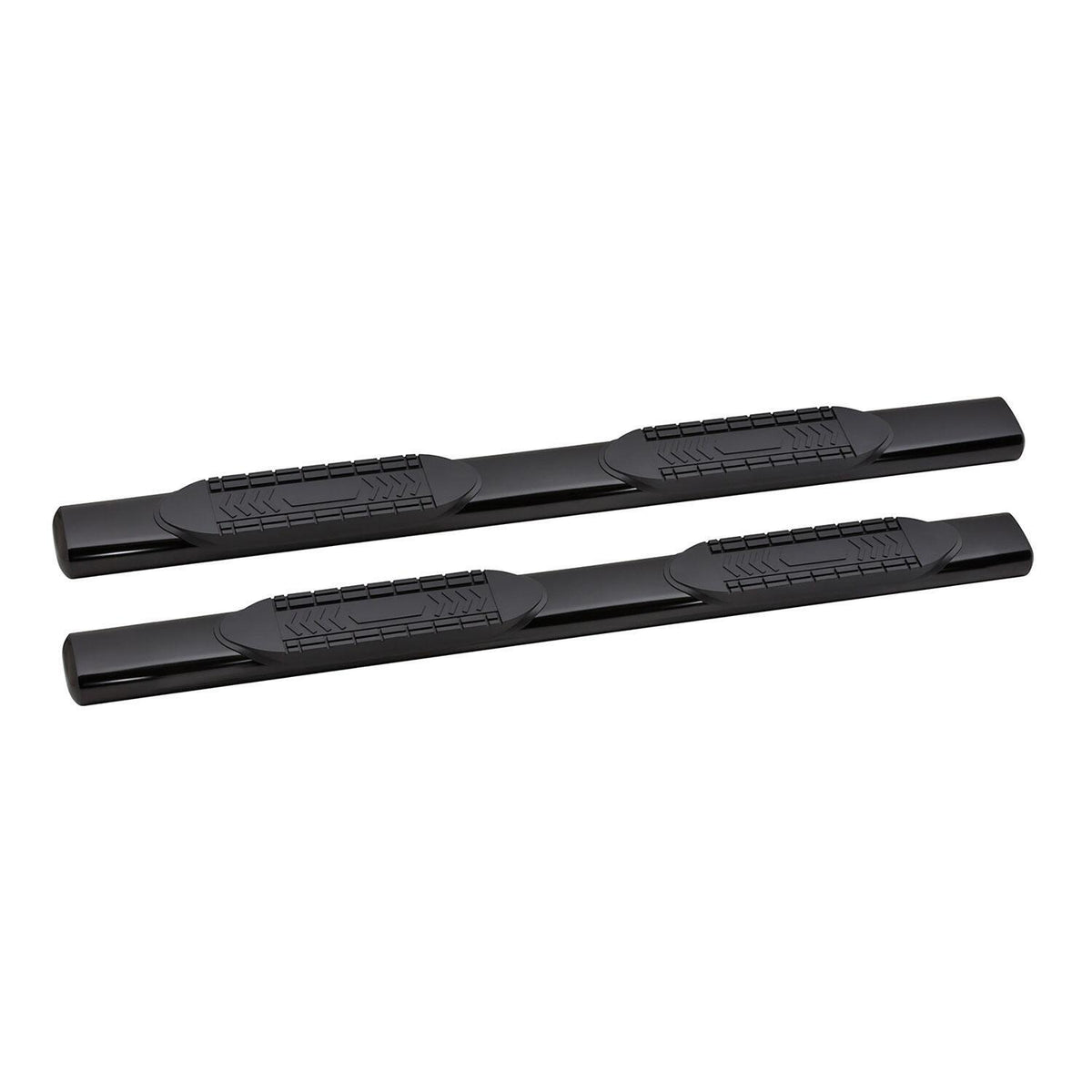 6 in. Oval Straight Textured Black Cab Length Step Nerf Bar - 5-65772