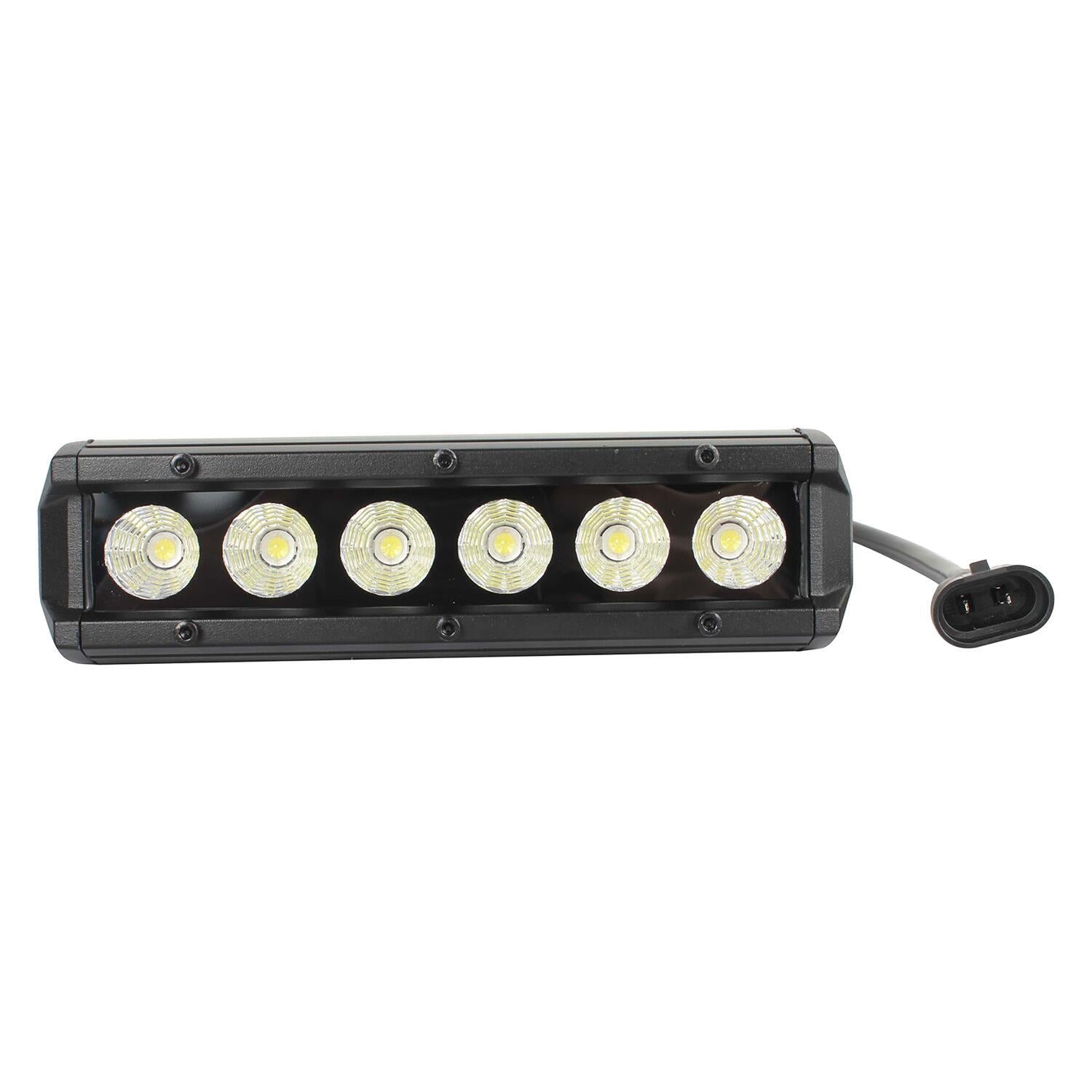 Single Row LED Light Bar Black - 7-100106F-B