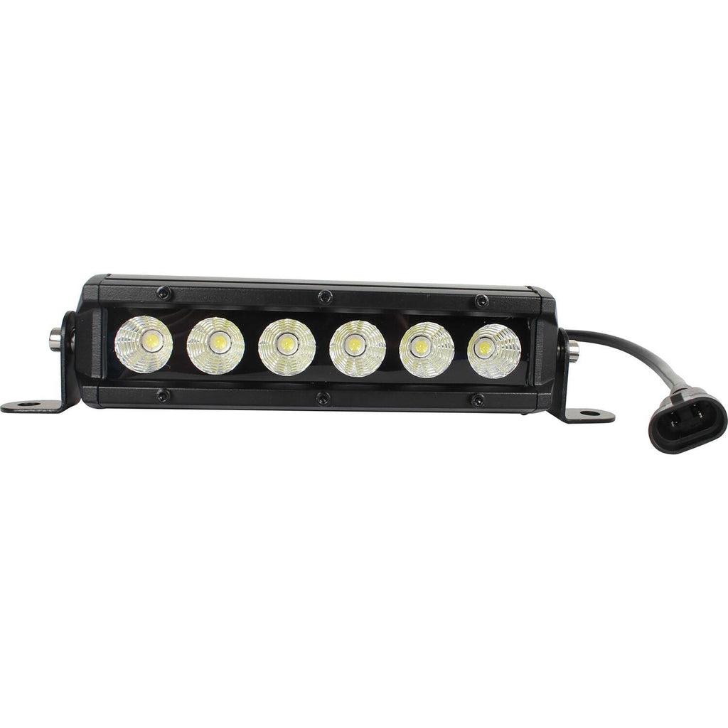 Single Row LED Light Bar Black