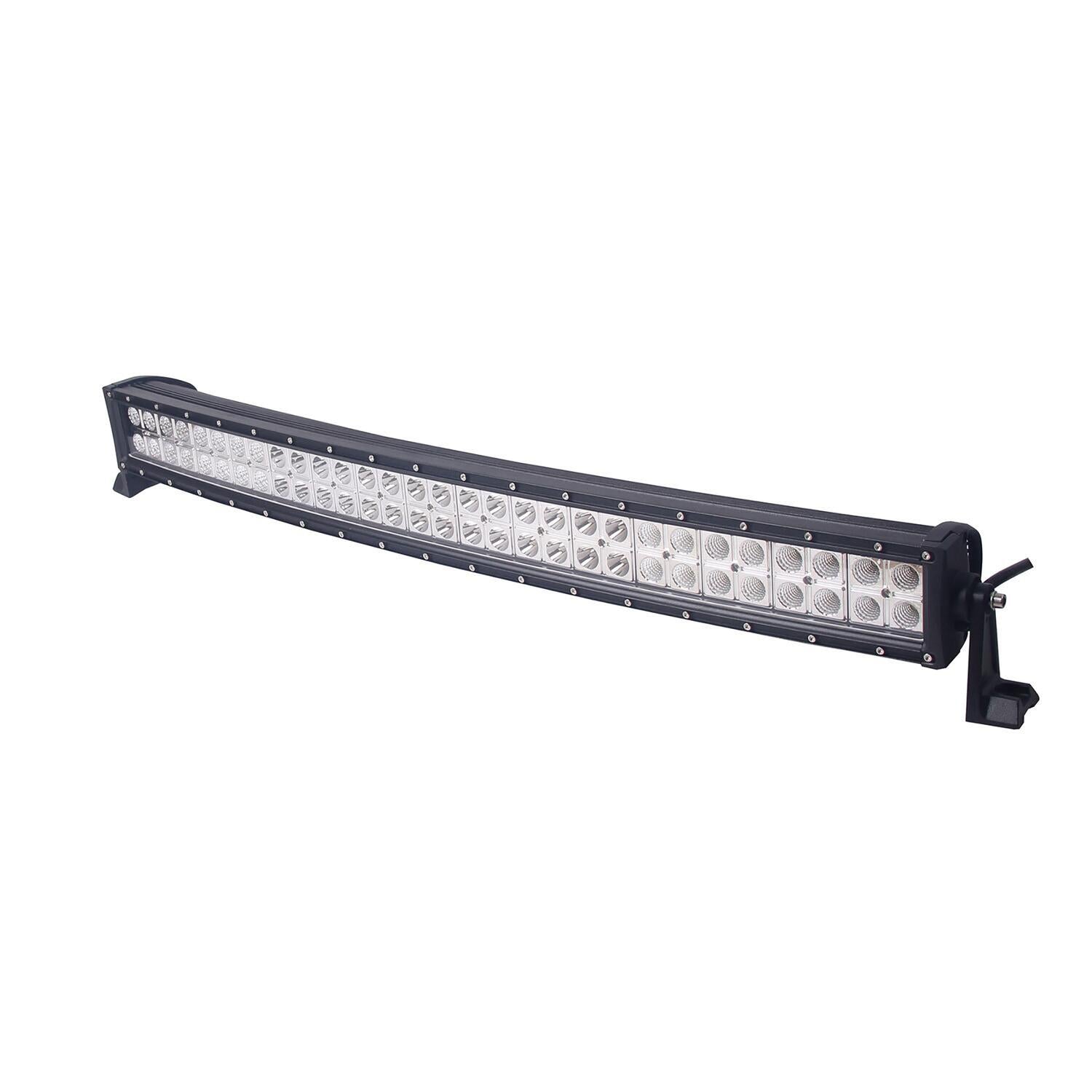 Double Row Curved LED Bar Black