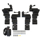 Powered Retractable Running Boards Textured Black