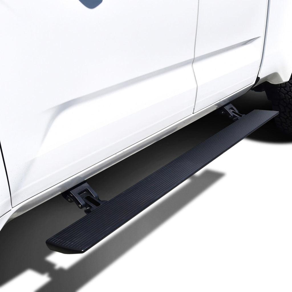 Powered Retractable Running Boards Textured Black