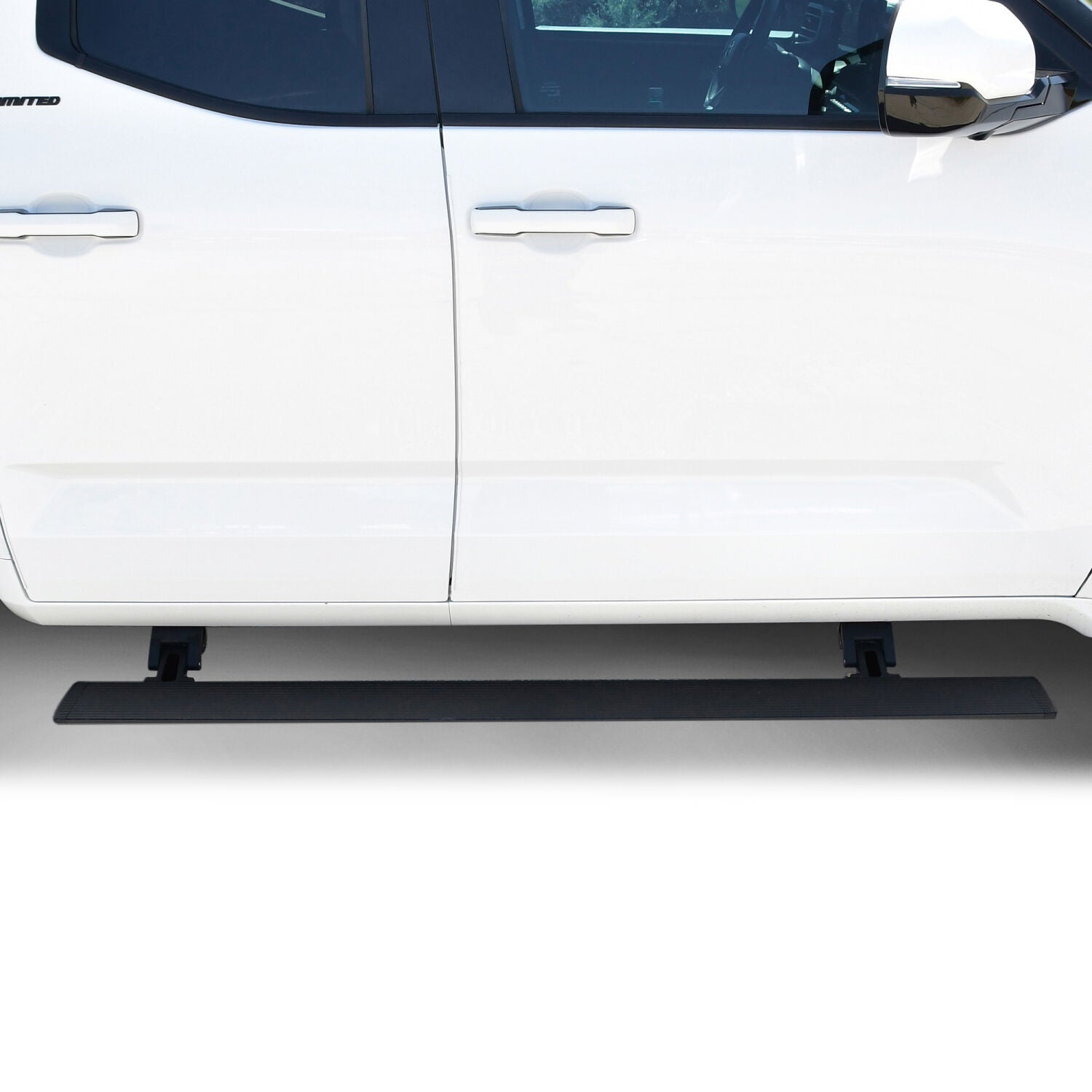 Powered Retractable Running Boards Textured Black