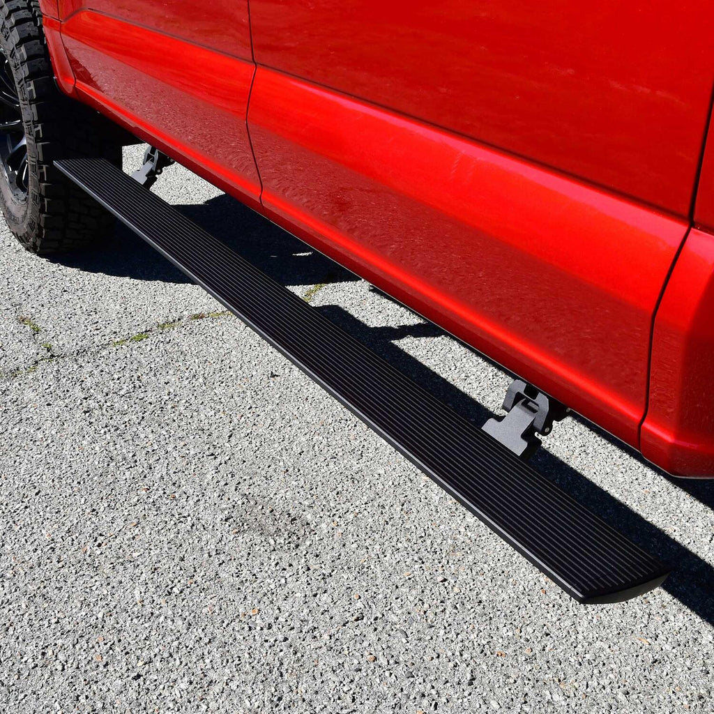 Powered Retractable Running Boards Textured Black - 8-54932