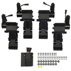 Powered Retractable Running Boards Textured Black