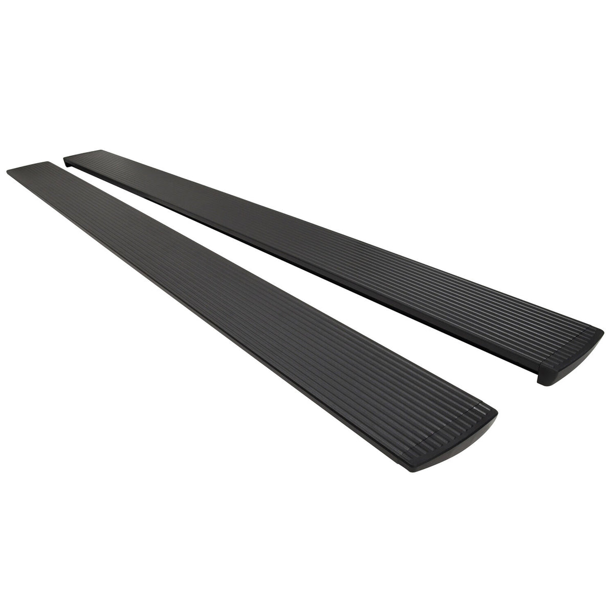 Powered Retractable Running Boards Textured Black - 8-57722