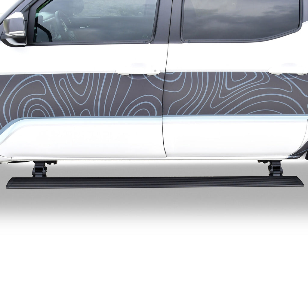 Powered Retractable Running Boards Textured Black