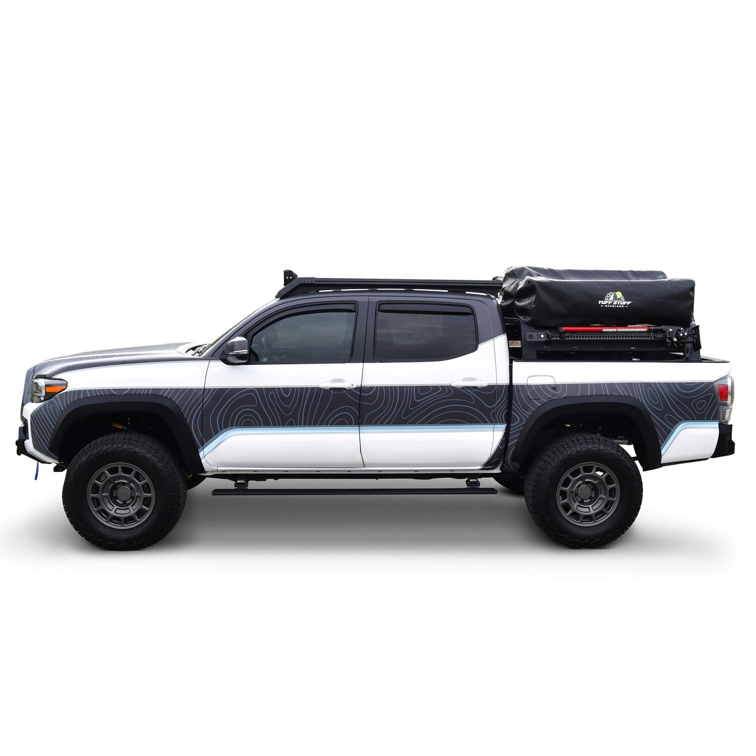 Powered Retractable Running Boards Textured Black